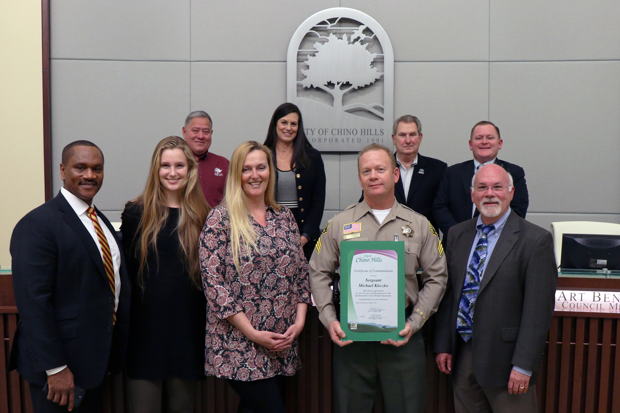 Sgt. Kleczko Retirement